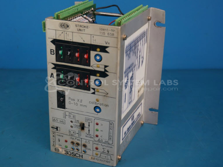 Bosch B 830 303 160 Stroke Unit | Control System Labs