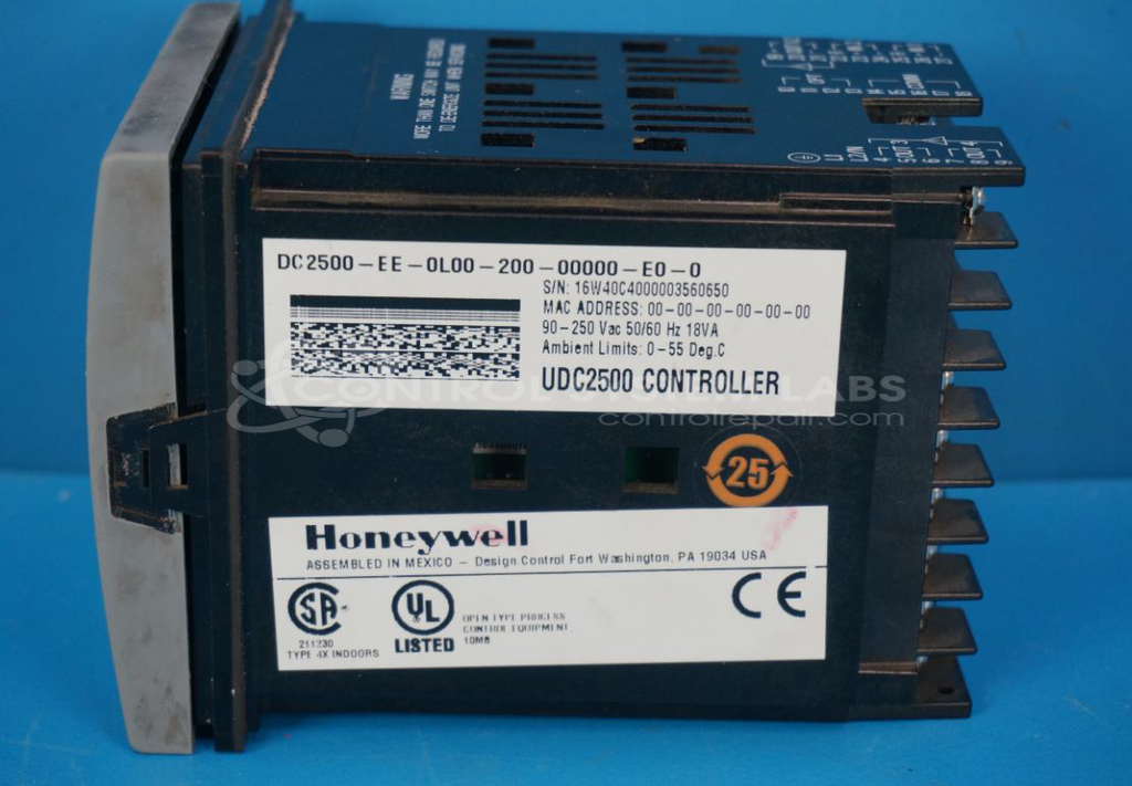 Honeywell DC2500-E0-0L00-200-10000-E0-0 UDC2500 1/4 DIN Temperature Li