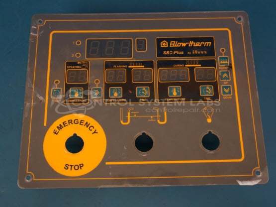 Blowtherm Paint Booth Controller Operator Panel, SBC Master
