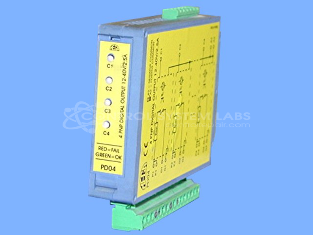 Four PNP Digital Out 12-40V 2.5A Module