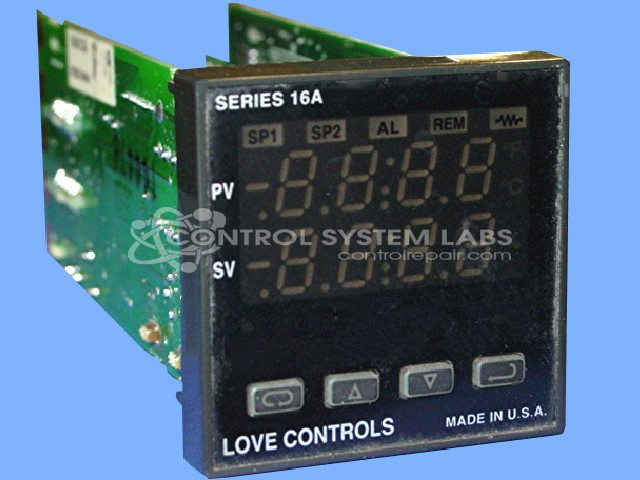 16A 1/16 DIN Temperature Control