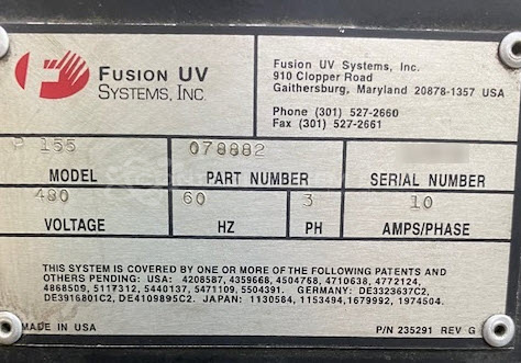 480V 3 Phase 10A UV Power Supply