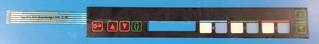 Kent P10x Chart Recorder Membrane Keyboard