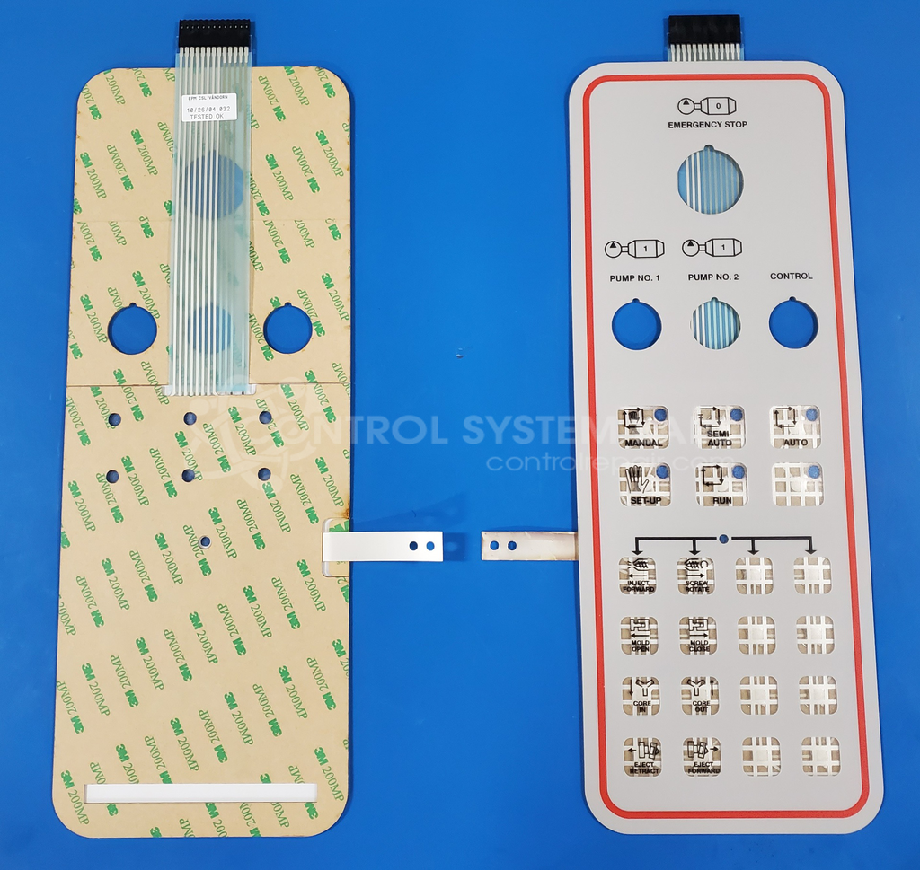 Keypad Overlay for BC Maco 8000 Remote Station