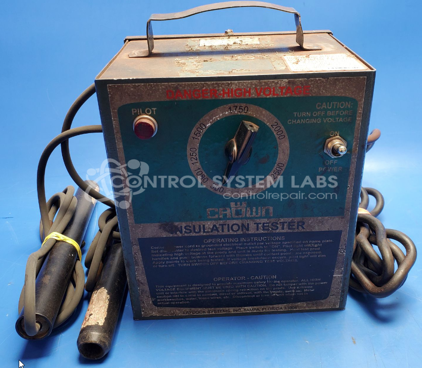 Repair or Rebuilt Laycock Systems, Inc 2110 Insulation Tester | Control ...