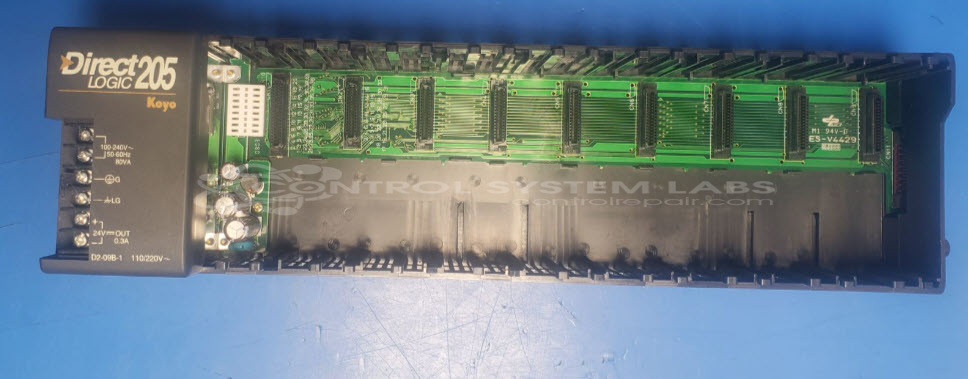 Direct Logic 205 9 slot PLC base, without modules