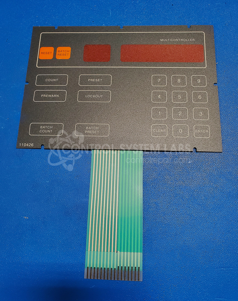 Veeder-Root 7920 Programmable Multicontroller Keypad Overlay