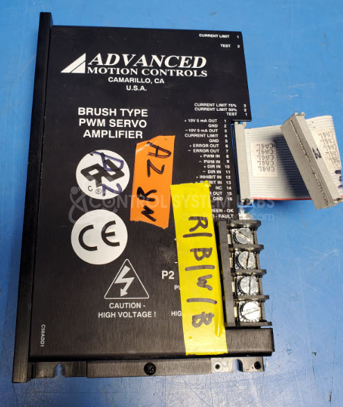 Brush Type PWM Servo Amplifier