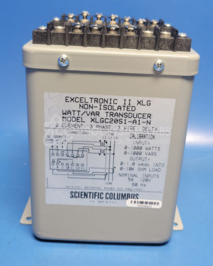 Exceltronic II XLG Non-Isolated WATT/VAR Transducer
