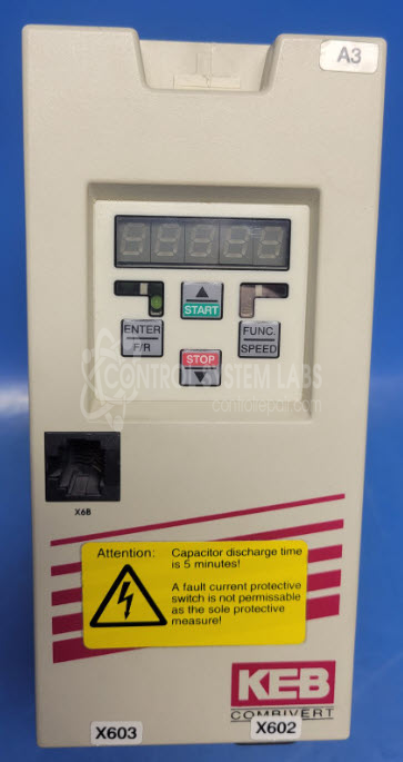 F5 Combivert AC Motor Drive 180-260VAC/1Ph 8.2A In, 0-1600Hz 0-240VAC 3Ph 4.1A Out