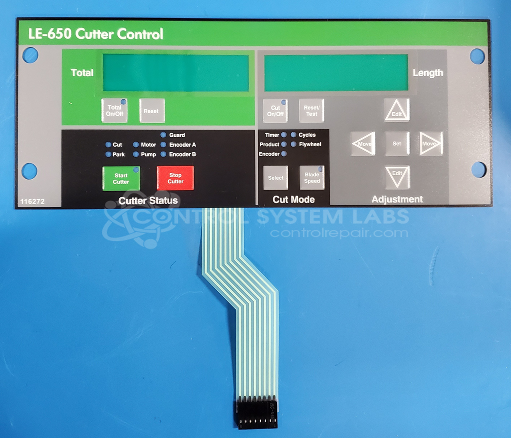 LE650 Membrane Keypad Overlay