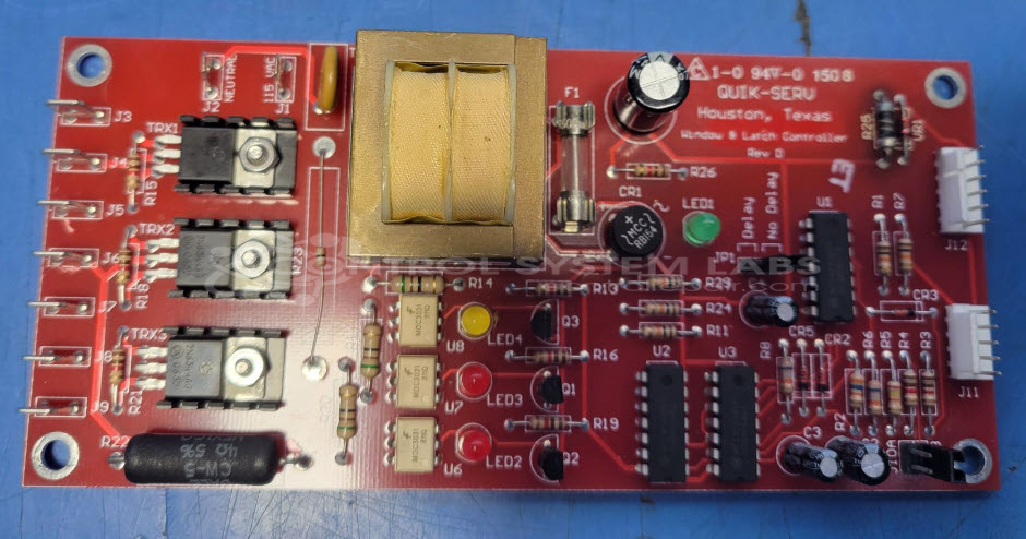 Repair or Rebuilt Quick-Serv 1508 Window & Latch Controller | Control ...
