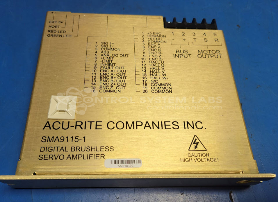 Digital Brushless Servo Amplifier