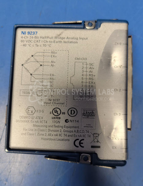 National Instruments 4-Ch 24-Bit half/Full Bridge Strain Gauge