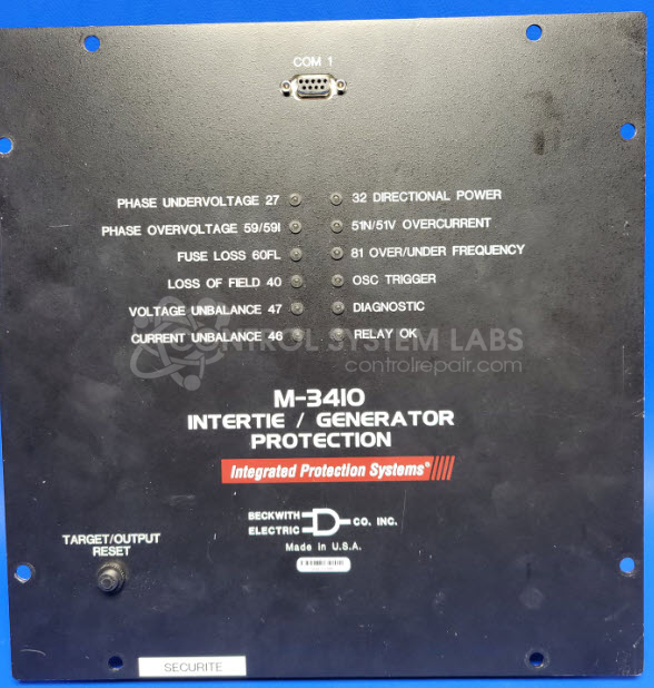 Intertie/Generator Protection