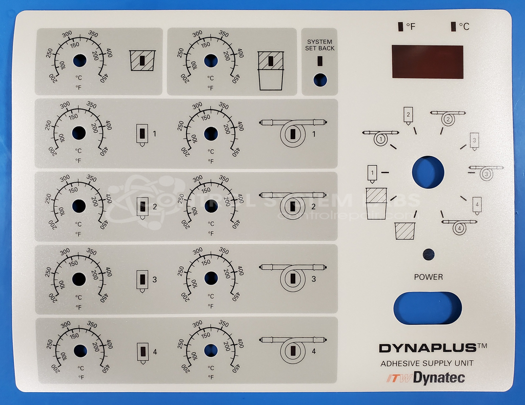 Dynatec L19805 Dynaplus 404 Adhesive Supply Unit Overlay
