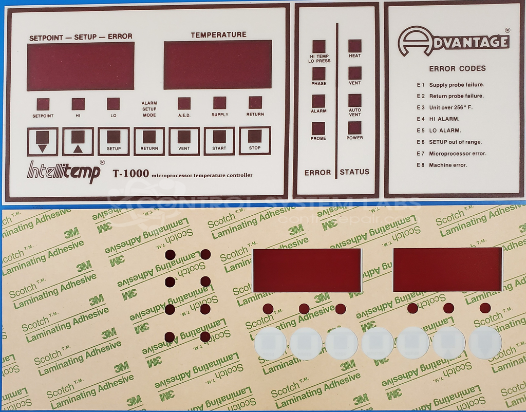 Intellitemp T-1000 OVERLAY