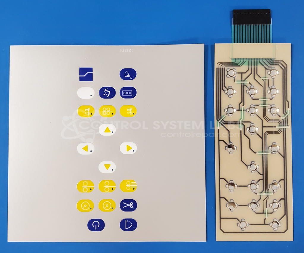 Glossy replacement Keypad Overlay kit for Klyver Electronics KE412C Hand Held Pendant