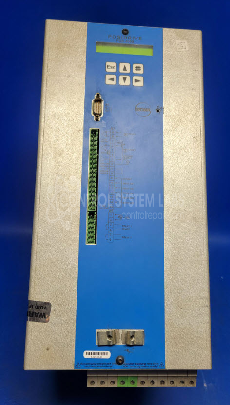 Posidrive FDS 4000 Series Drive FDS 4000 3 Ph 400-480 VAC 11 kVA 16.7 A In 3 Ph 0-400/480 VAC  7.5 kW 10.4 Hp Out