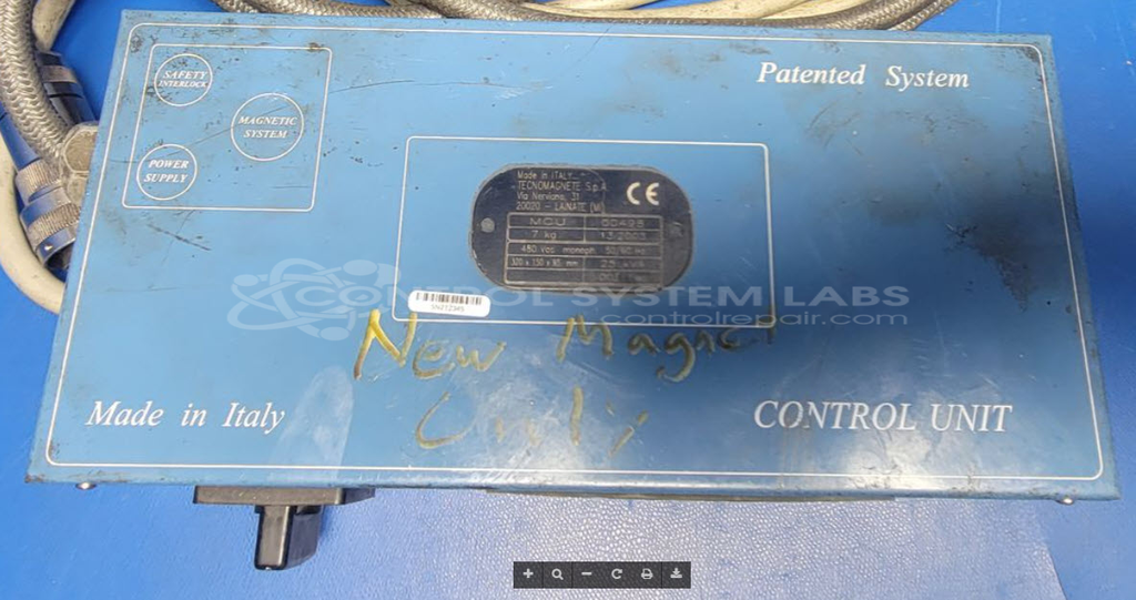 MCU Magnetic Chuch Control Module 480 VAC 1 Ph 50/60 Hz 25 kVA Cycle 1 Sec.