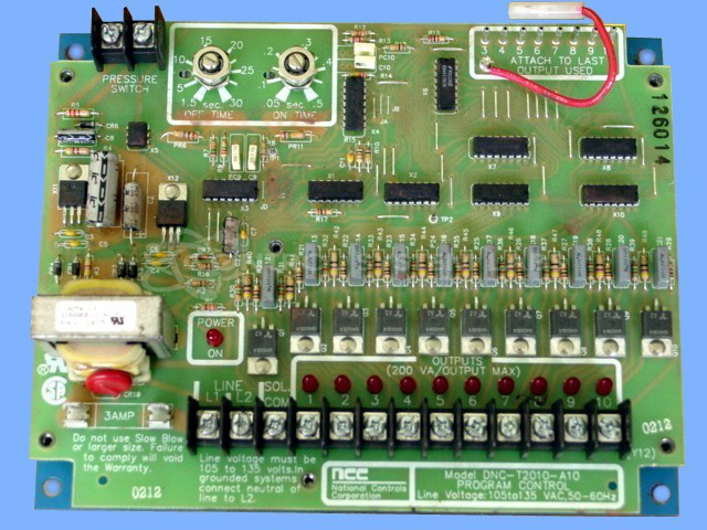 Program Timer Pulse Cleaning 10 Output