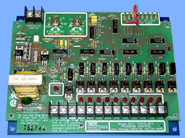 Program Timer Pulse Cleaning 10 Output