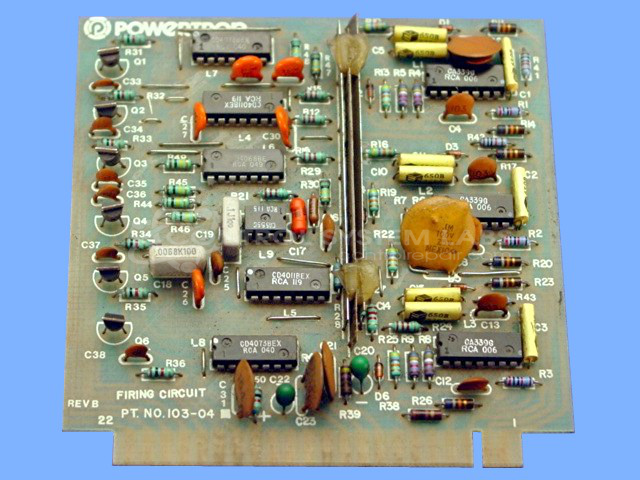 Drivepak DC Drive Firing Circuit Board