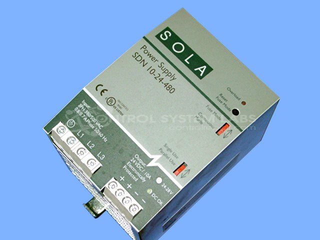 24VDC 10A DIN Rail Power Supply