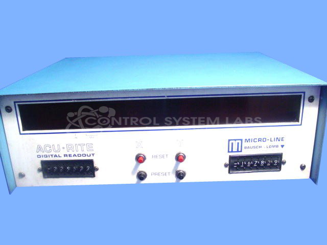 ACU-RITE MICRO-LINE Digital Readout Control | Control System Labs