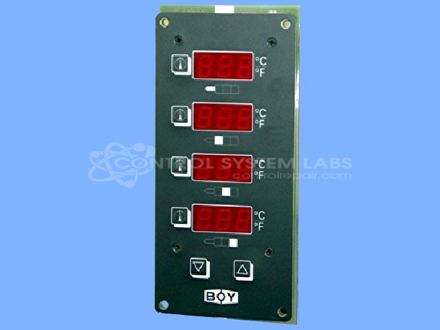 4 Zone Temperature Control Display