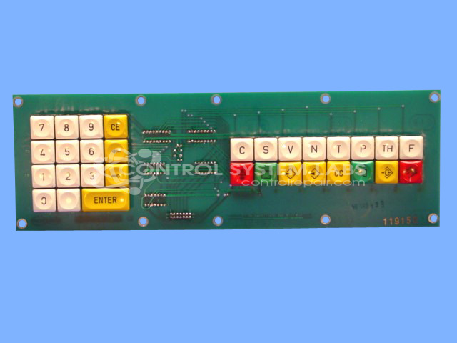 Repair or Rebuilt Netstal Machinery 110.240.5135 Keyboard Panel ...