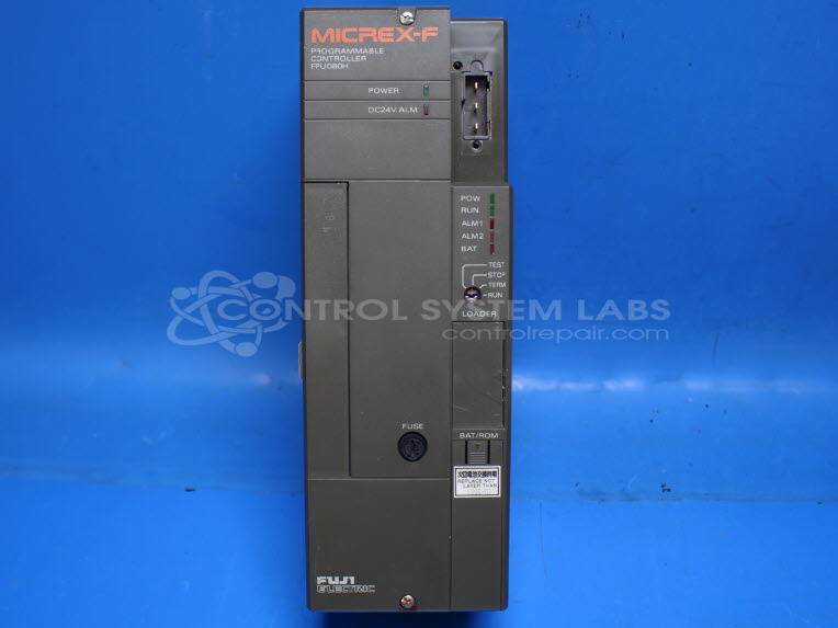 Fuji Electric FPU080H-A10 Micrex-F PLC CPU and Power Sup | Control System  Labs