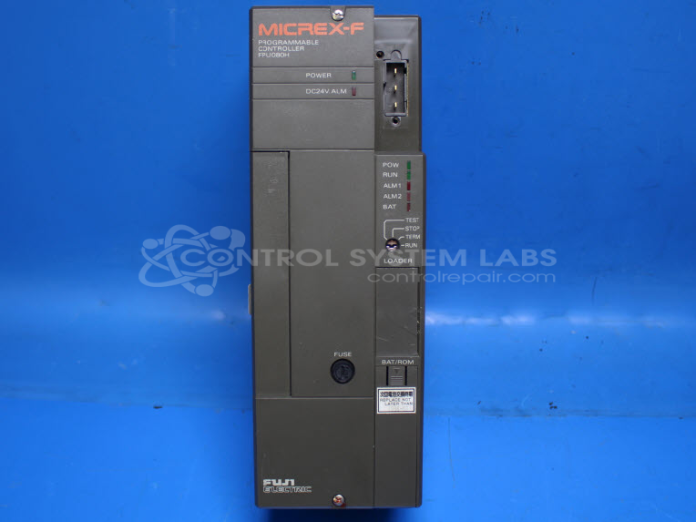 Fuji Electric FPU080H-A10 Micrex-F PLC CPU and Power Sup | Control
