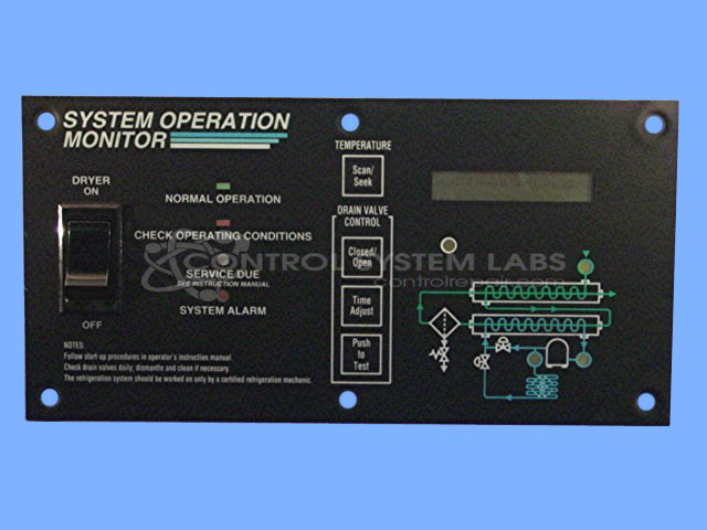 System Operation Monitor Panel with Board