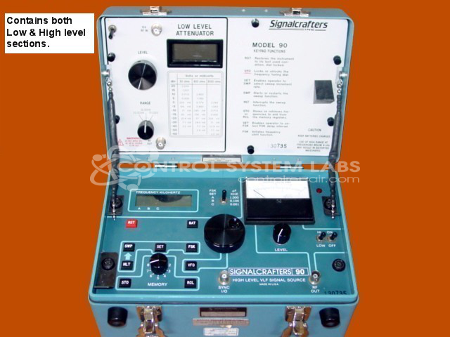 High and Low Level VLF Signal Source