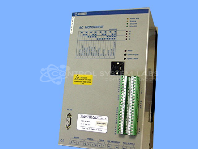 NUM MNDA20110Q23 AC Monodrive 4-10 Amp | Control System Labs
