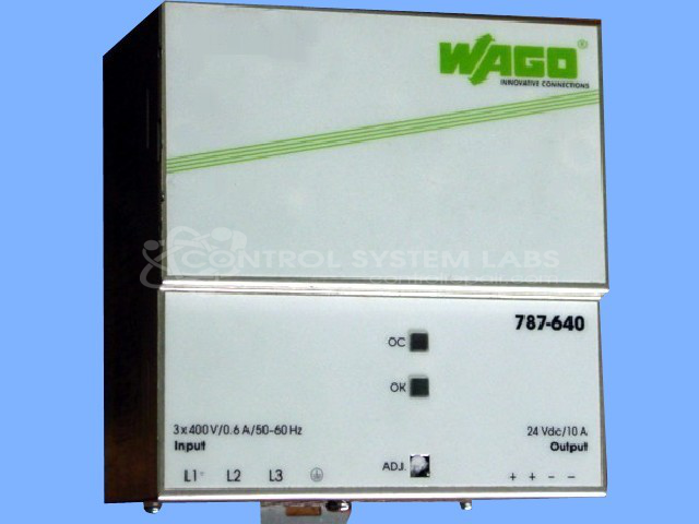 24VDC 10A 3 Phase Power Supply