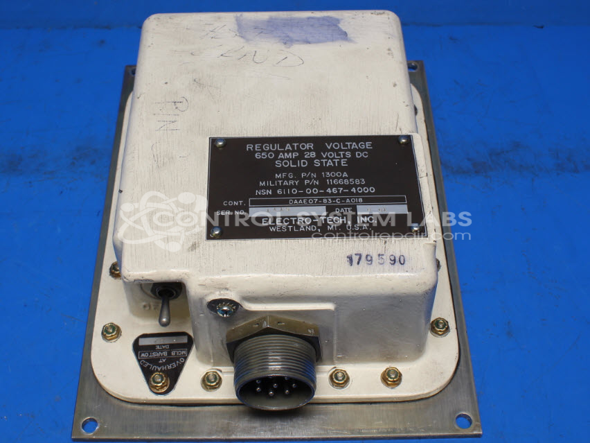 Regulator Voltage, 650 Amp 28 Volts DC, Solid State