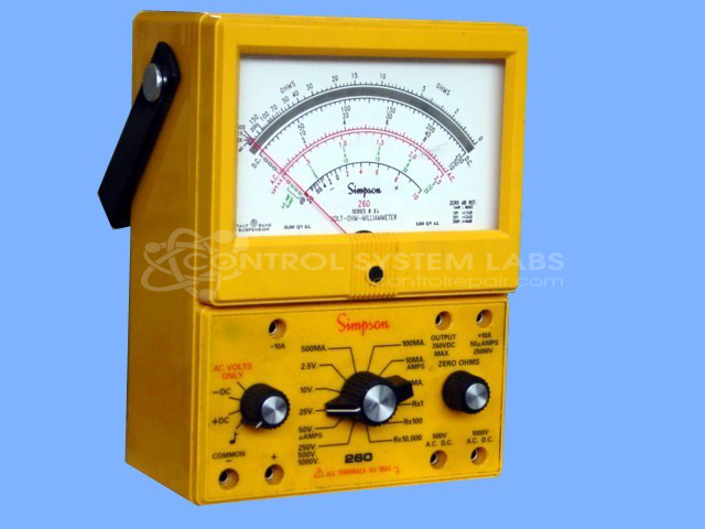 Volt-Ohm Milliammeter with Probes