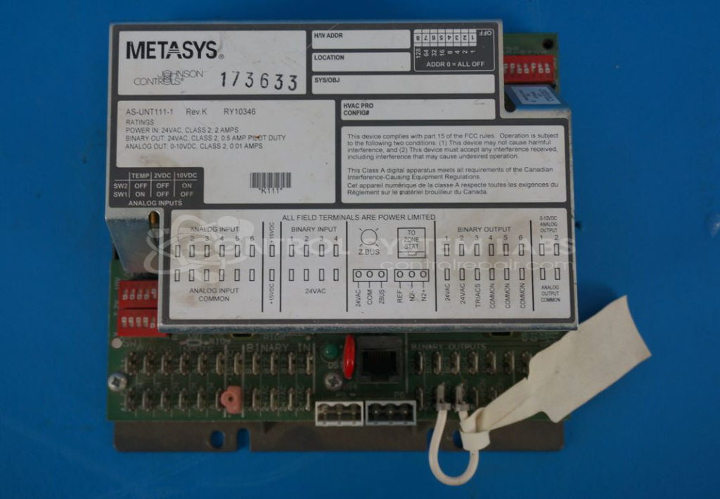 Metasys Unitary Controller