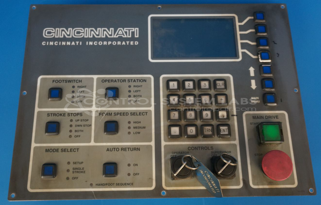 CB II Press Brake Operator Interface with Display