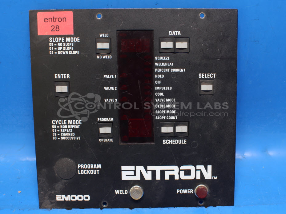 EN1000 Welder Control Panel