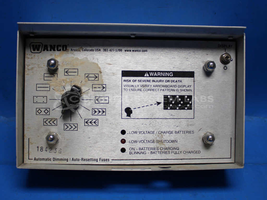 Arrow Board Controller 12 Pattern LED, Solar, 18 Pins