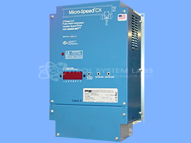 Micro-Speed CX 10 HP AC Drive with Gang Set
