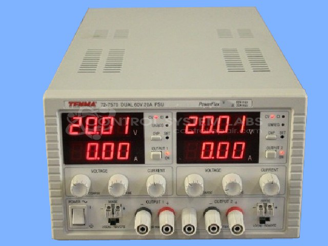 Dual 60V 20A Powerflex Power Supply