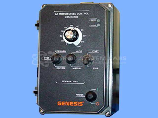 Genesis Black or White Case AC Motor Control Drive 1hp 1 Phase VFD NEMA 4X