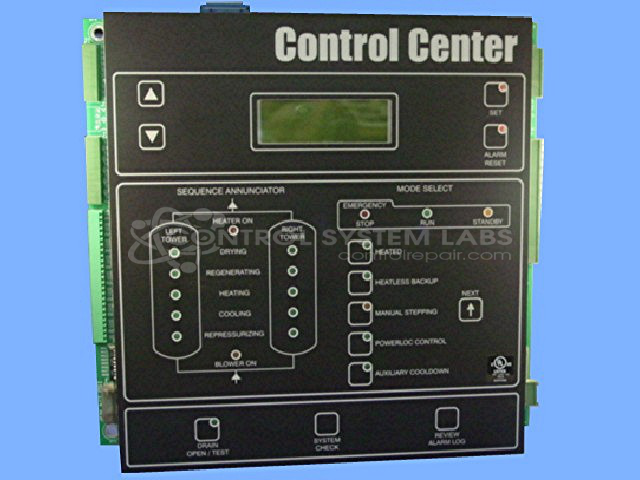 Desiccant Air Dryer Control Center