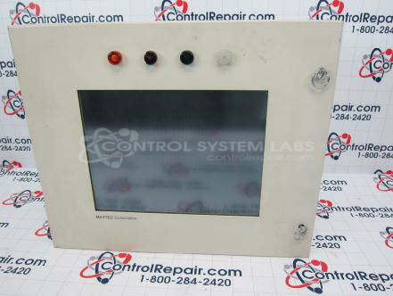 Touchscreen Machine Control Panel