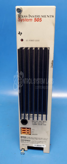 Simatic TI505 60W Power Supply 24VDC IN