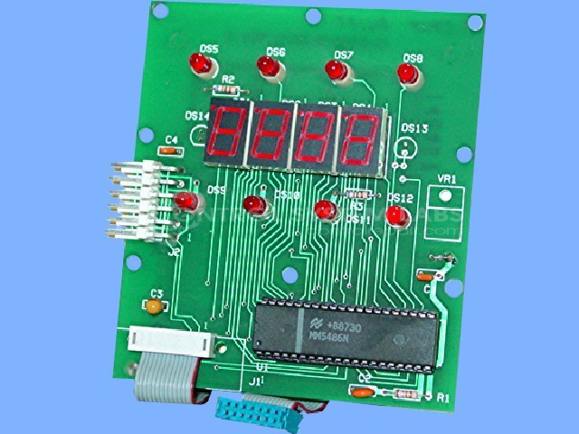 Omni II 4 Digit Display and 8 LED Board